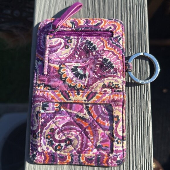 Vera Bradley “Stained Glass Medallion” Zip Around Wallet w/Coin Purse (EUC) - Picture 3 of 13